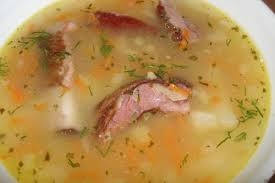 Суп гороховый классический с копчёной грудинкой