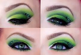 Красивый макияж для зелёных глаз