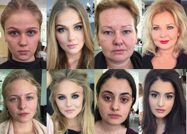 макияж изменяющий внешность