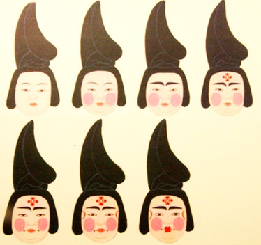 Этапы нанесения декоративной косметики в эпоху династии Тан