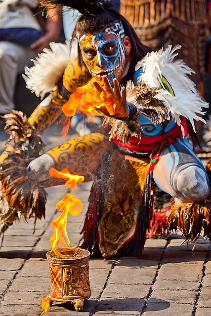 Ритуальная раскраска индейцев Южной Америки