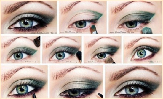 Как делать макияж глаз птичка