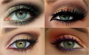 Красивый макияж для зелёных глаз